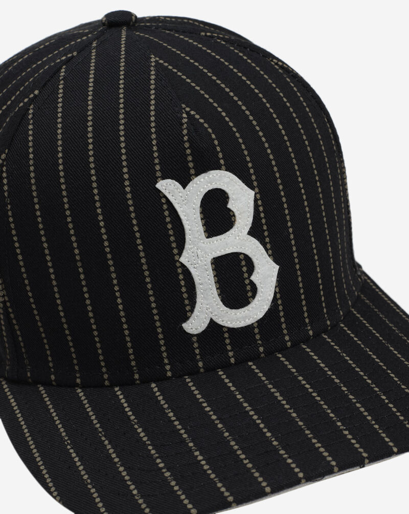New Era 9Forty Los Angeles Dodgers A-Frame Dotted Pinstripe Energy Snapback Hat  60745188 Black 2