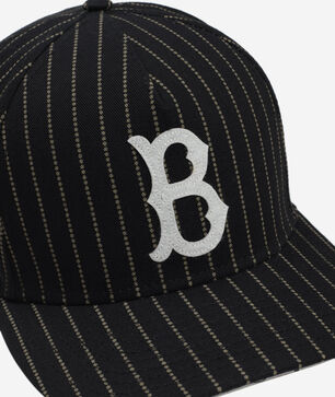 9Forty Los Angeles Dodgers A-Frame Dotted Pinstripe Energy Snapback Hat 