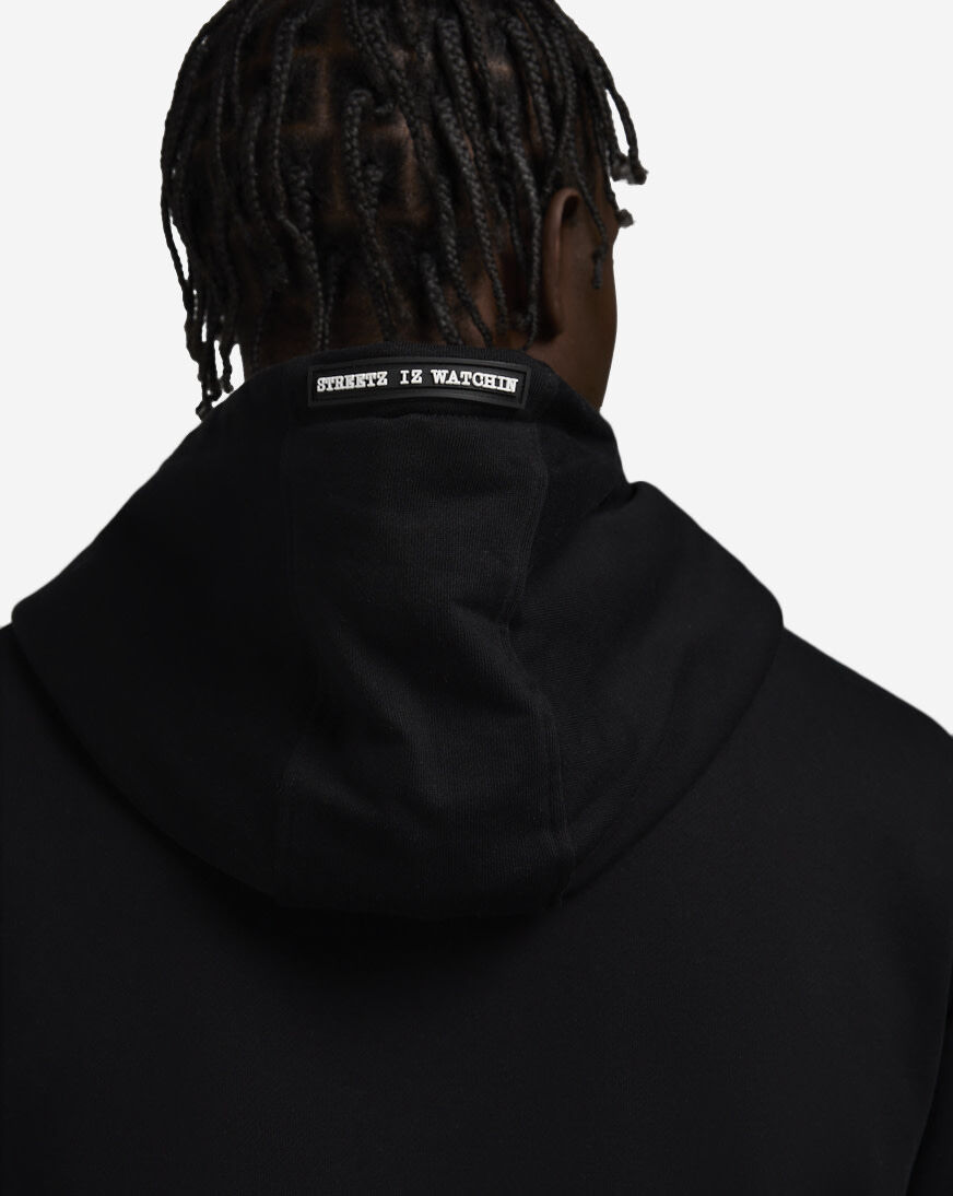 ◇PRENDA◇ TWILL PRDA APPLIQUE LOGO SWEATSHIRT BLACK VETEMENTS sweatshirt Embroidered Logo Oversized PRM EU