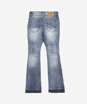 Kids' Distressed Stacked Denim
