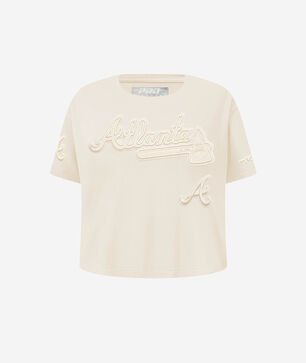 Big Girls' Atlanta Braves Neutral Boxy Tee