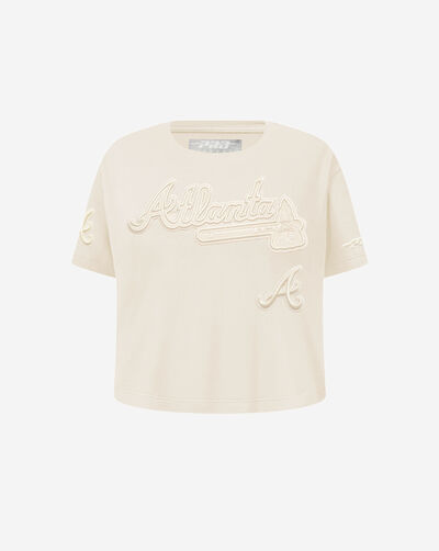 Big Girls' Atlanta Braves Neutral Boxy Tee