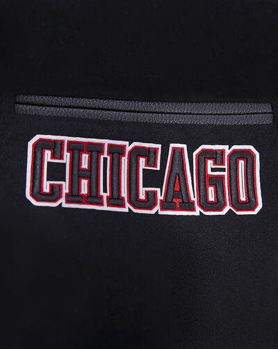 Chicago Bulls Retro Classic Rib Wool Varsity Jacket 