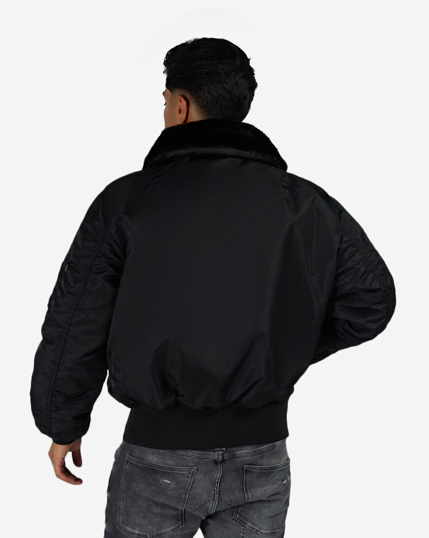 Shop Alpha Industries B-15 Heritage Bomber Jacket MJB23010C1-BLK