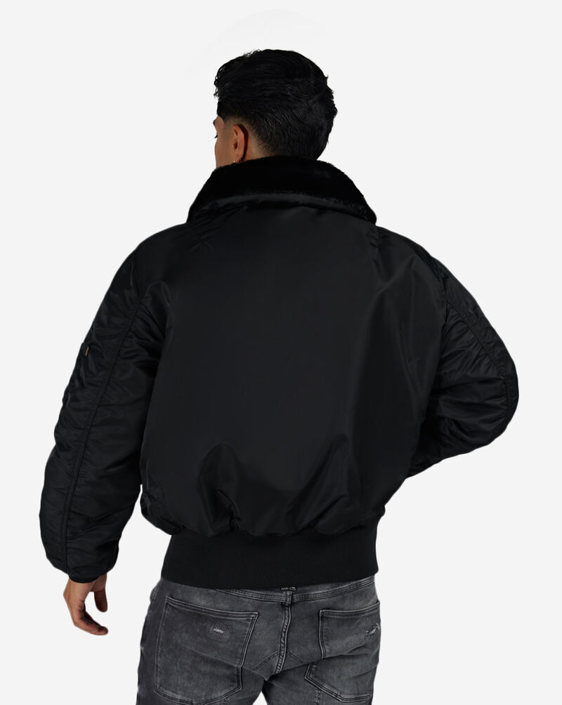 Alpha Industries B-15 Heritage Bomber Jacket MJB23010C1-BLK Black 2