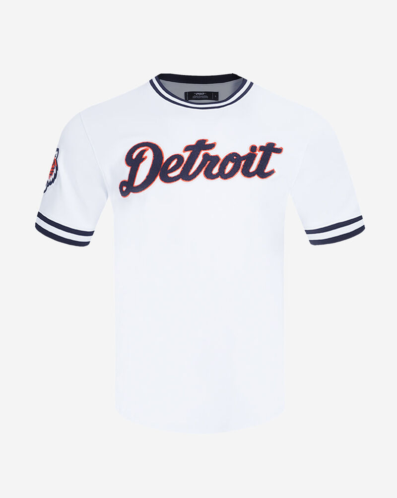 PRO STANDARD Detroit Tigers Classic Chenille Double Knit Tee LDT131954-WMN White 1
