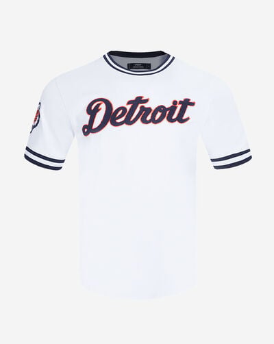 Detroit Tigers Classic Chenille Double Knit Tee
