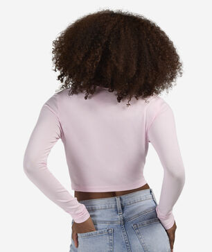 NSW Chill Knit Slim Long-Sleeve Cropped Top