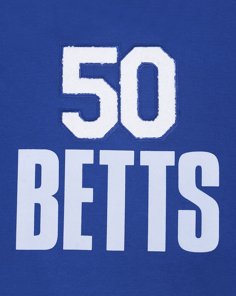 PRO STANDARD Los Angeles Dodgers Mookie Betts #50 Classic Double Knit Pull Over Hoodie LLD5315416-DBL Blue 2