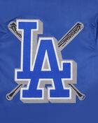 Los Angeles Dodgers Mash Up Rib Satin Jacket