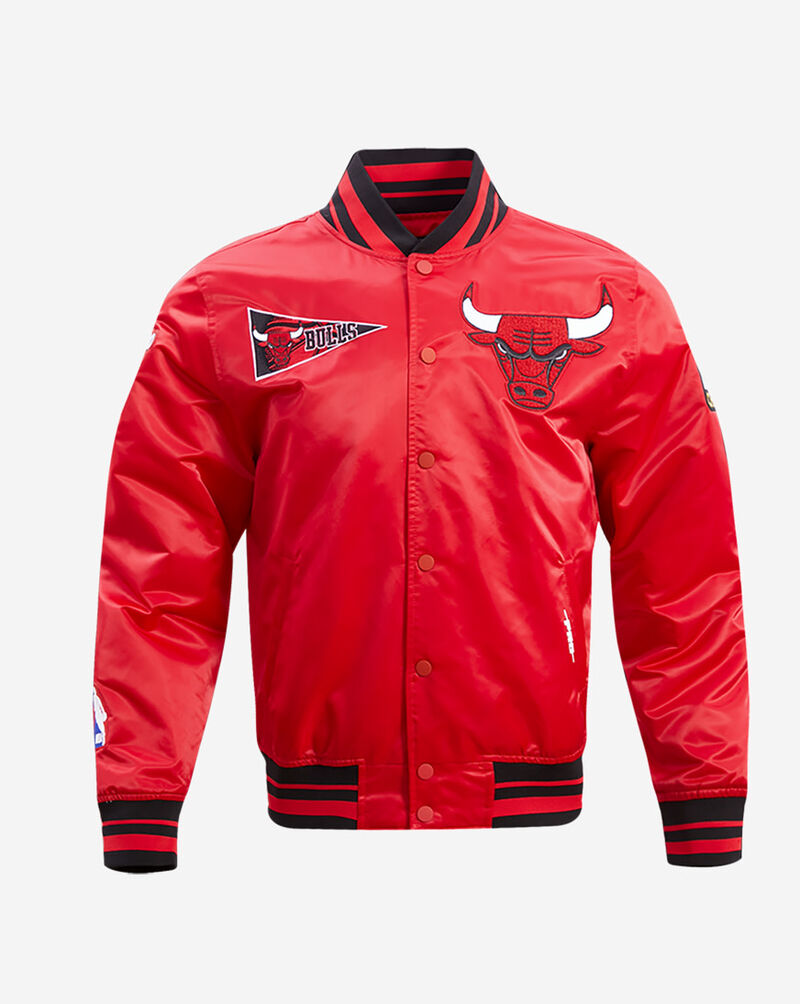 PRO STANDARD Chicago Bulls Retro Classic Rib Satin Jacket BCB656009-RBK Red 1