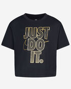 Nike Pre-School Shine Boxy Tee 36L428-023 Black 1