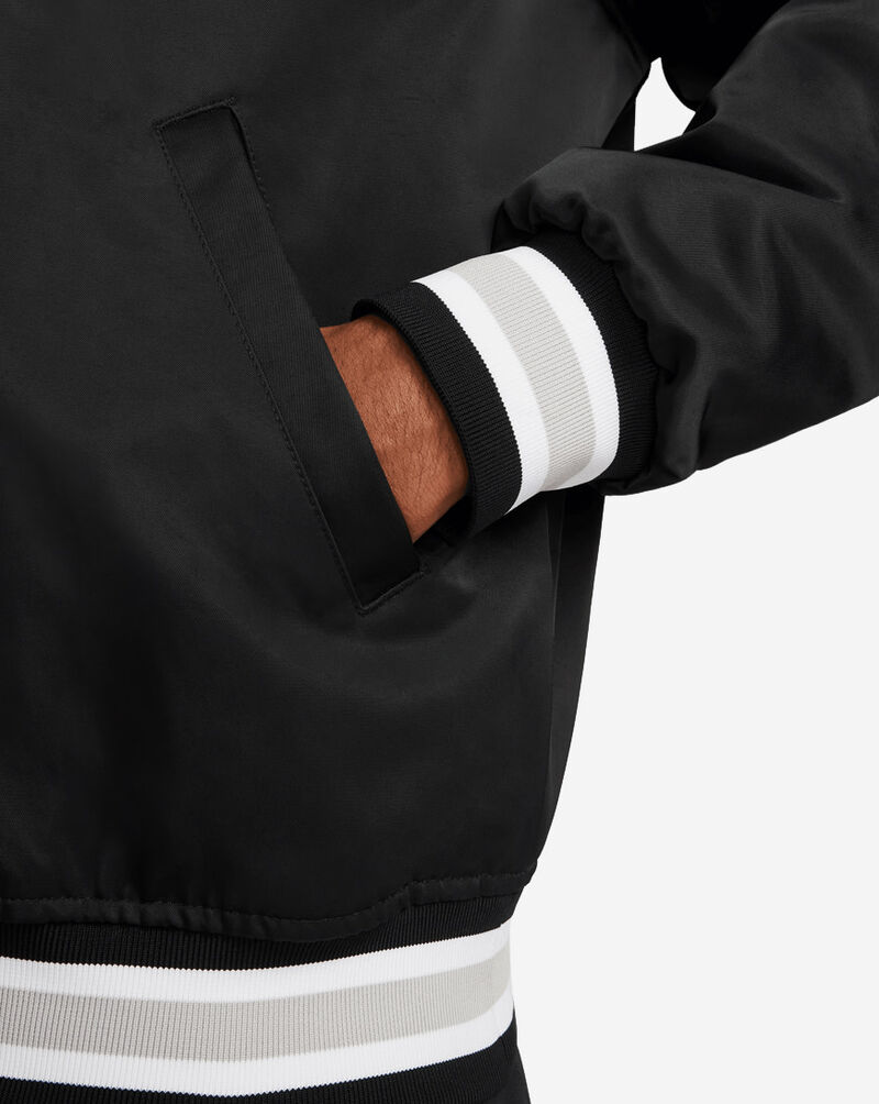 Nike Satin Dugout Jacket DX0658-010 Black 5