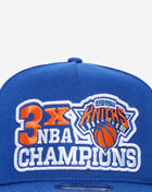 New Era 9Fifty New York Knicks 3X Champs A-Frame Snapback Hat 71099398 Blue 2