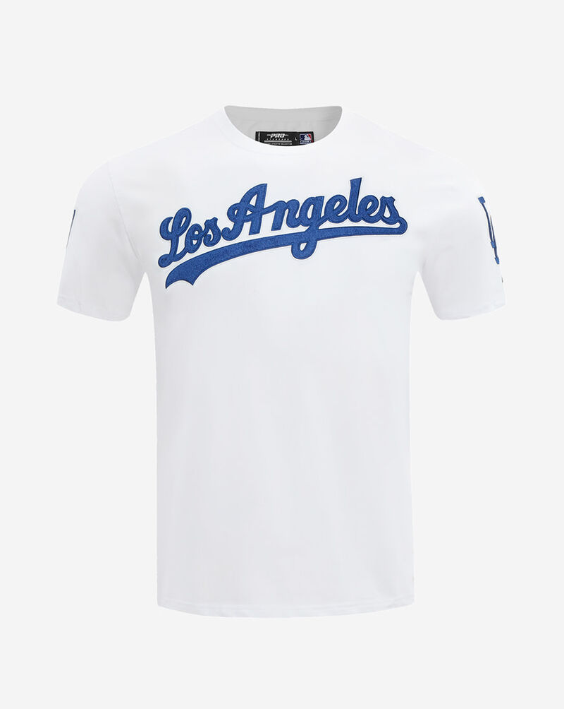 PRO STANDARD Los Angeles Dodgers Short Sleeve Classic Chenille Tee  LLD131604-WHT White 1