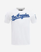 PRO STANDARD Los Angeles Dodgers Short Sleeve Classic Chenille Tee  LLD131604-WHT White 1