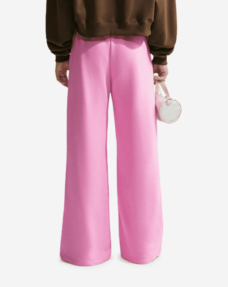Nike Studio Fleece Medium Weight Mid-Rise Wide-Leg Pants IU1958-621 Pink 2