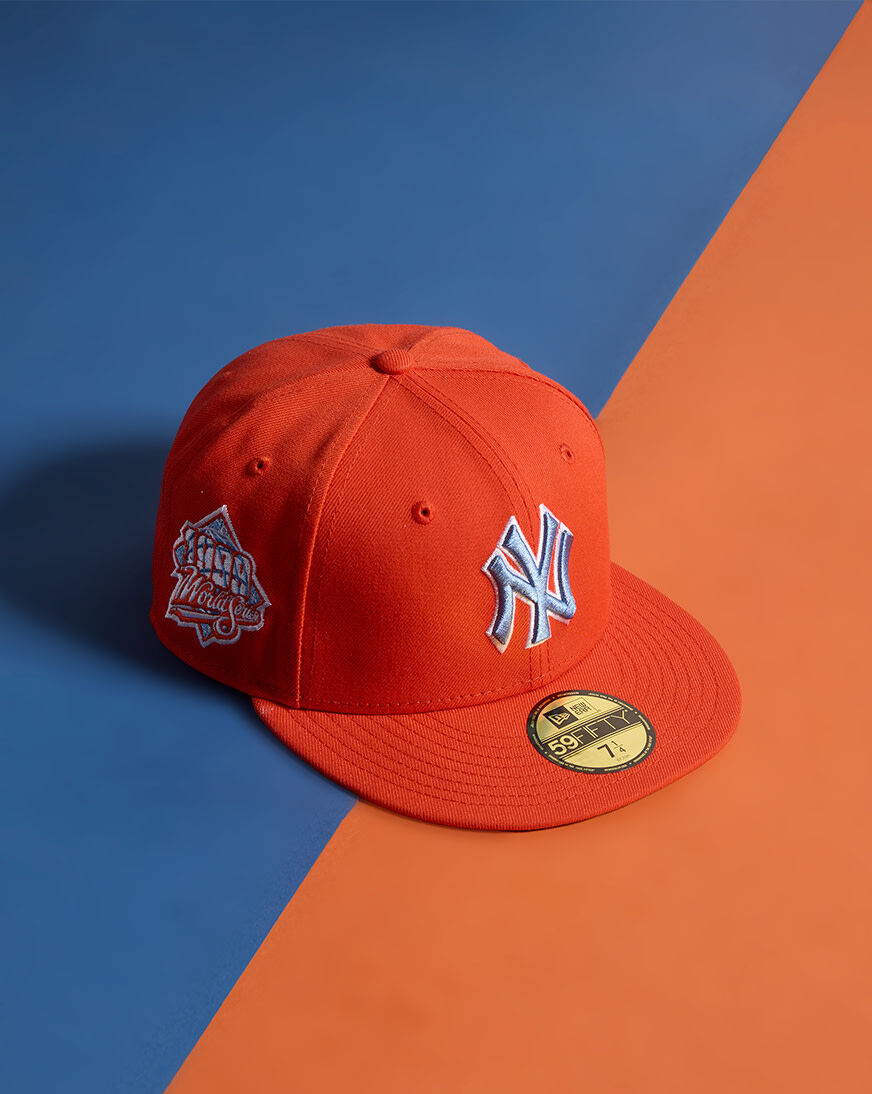 Shop New Era 59Fifty New York Yankees Fitted Hat 71011919 orange
