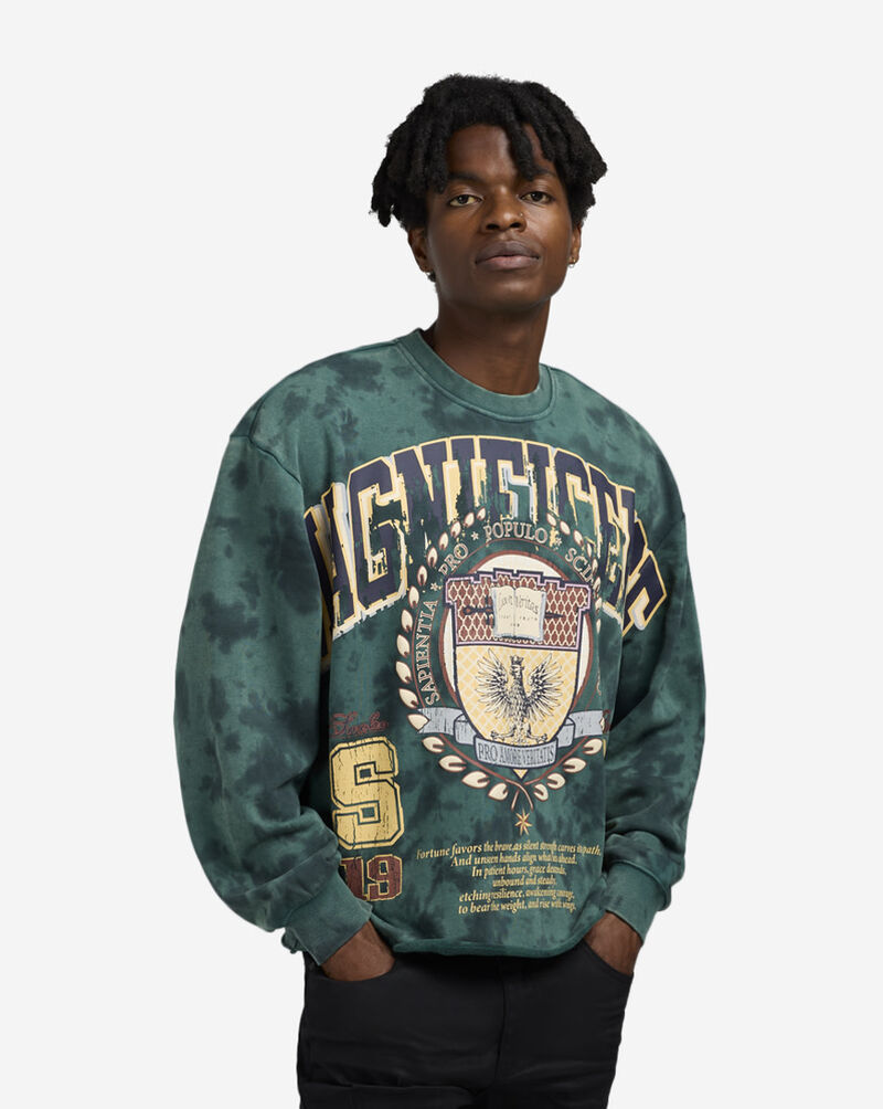 Smoke Rise Magnificence Terry Crewneck FO25576SN-GRN Green 1