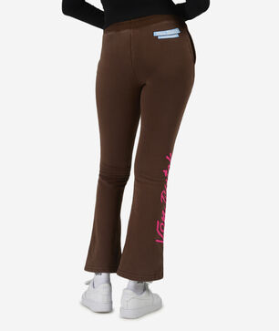 Fleece Patch Wide Leg Pants