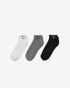 Everyday 3Pk Quarter Cushion Socks
