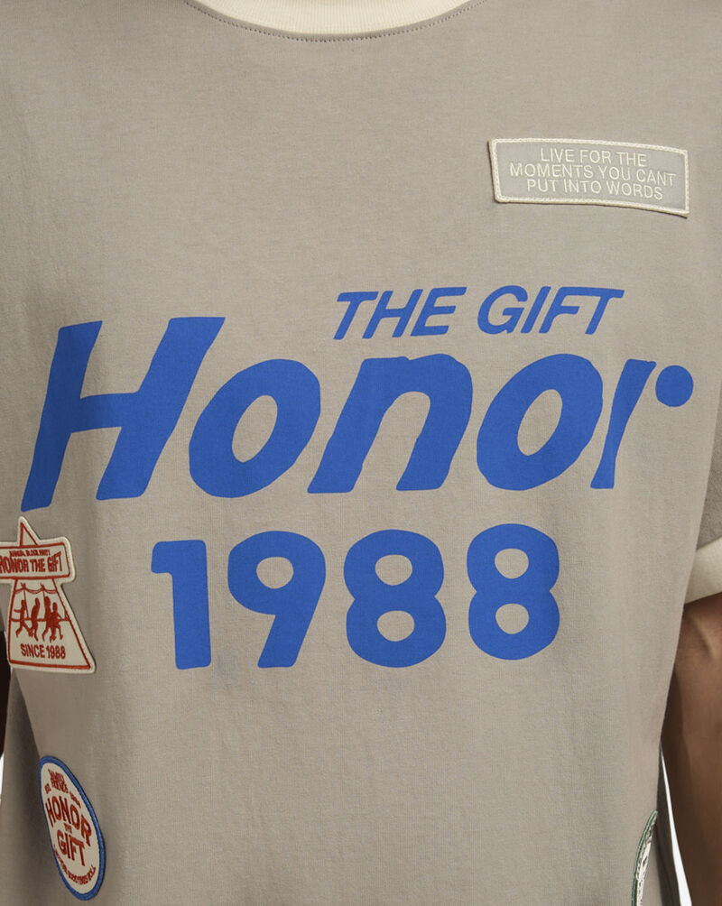 Honor The Gift Multi Box T-Shirt HTG250247-STO Beige 3