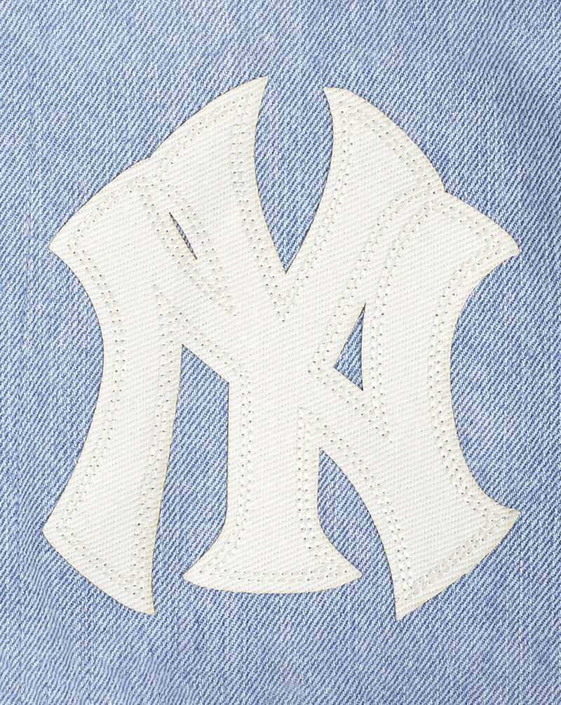 PRO STANDARD New York Yankees Varsity Blues Denim Varsity Jacket  LNY639116-DLN Blue 4