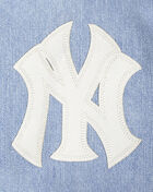 PRO STANDARD New York Yankees Varsity Blues Denim Varsity Jacket  LNY639116-DLN Blue 4