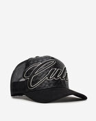 Cult of Individuality Woven Mesh Back Trucker Hat 626BS-CH57B Black 1
