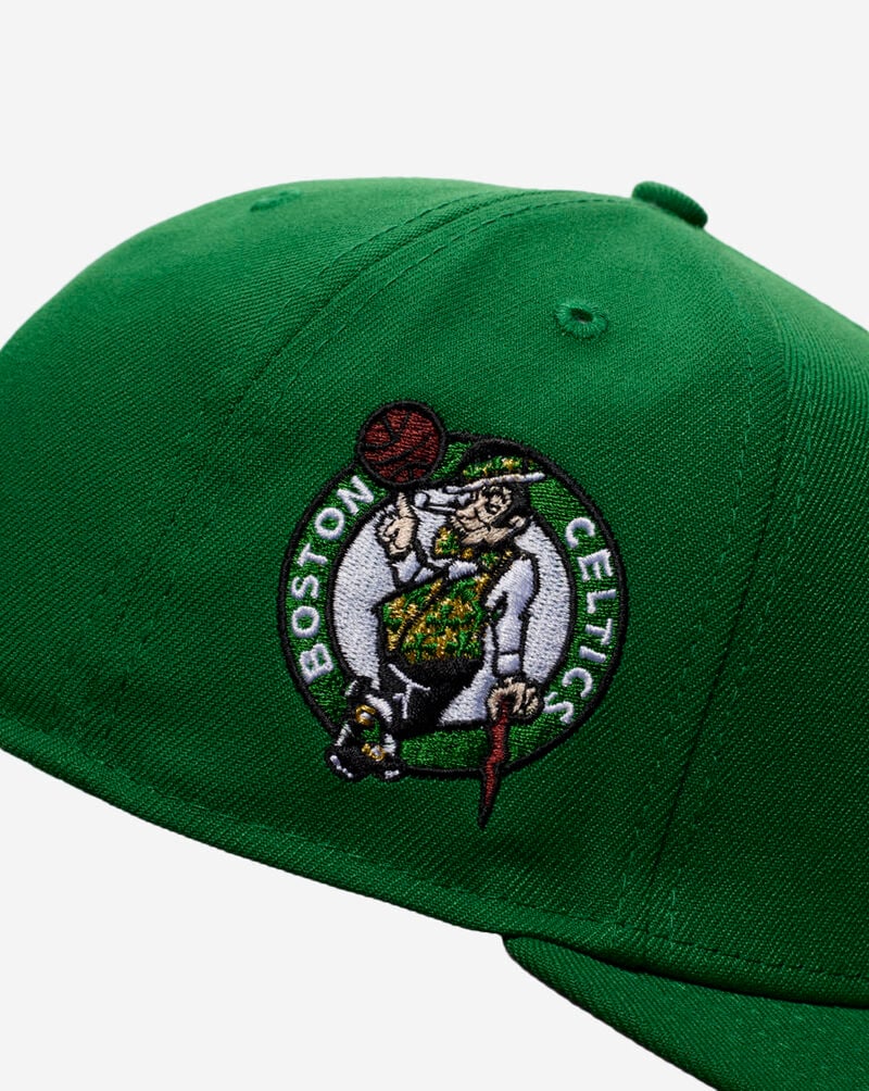 New Era 9Fifty A-Frame Boston Celtics Upside Down Snapback Hat 70904233 Green 2