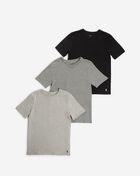 Boys' 3-Pack Classic Fit Crew Tee (8-20)