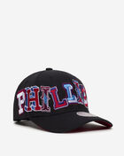 Mitchell  Ness Philadelphia Phillies Hyper Type Pro Crown Snapback Hat HP10053-PPHBLCK Black 1