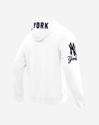 PRO STANDARD New York Yankees Classic Chenille Double Knit Full-Zip Pull Over Hoodie  LNY531890-WHT White 3