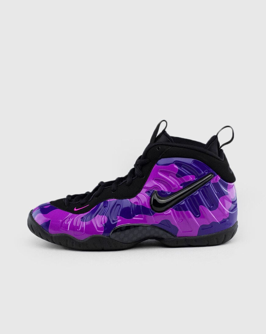 nike little posite purple camo