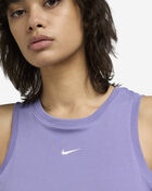 Nike Chill Knit Cropped Mini-Rib Tank Top FB8279-527 Purple 3