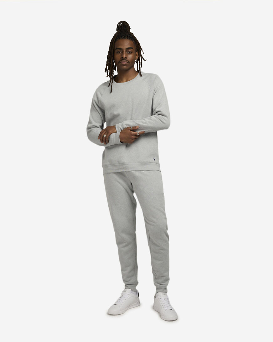 Shop Polo Ralph Lauren Brushed Fleece Raglan Crew PK56HF