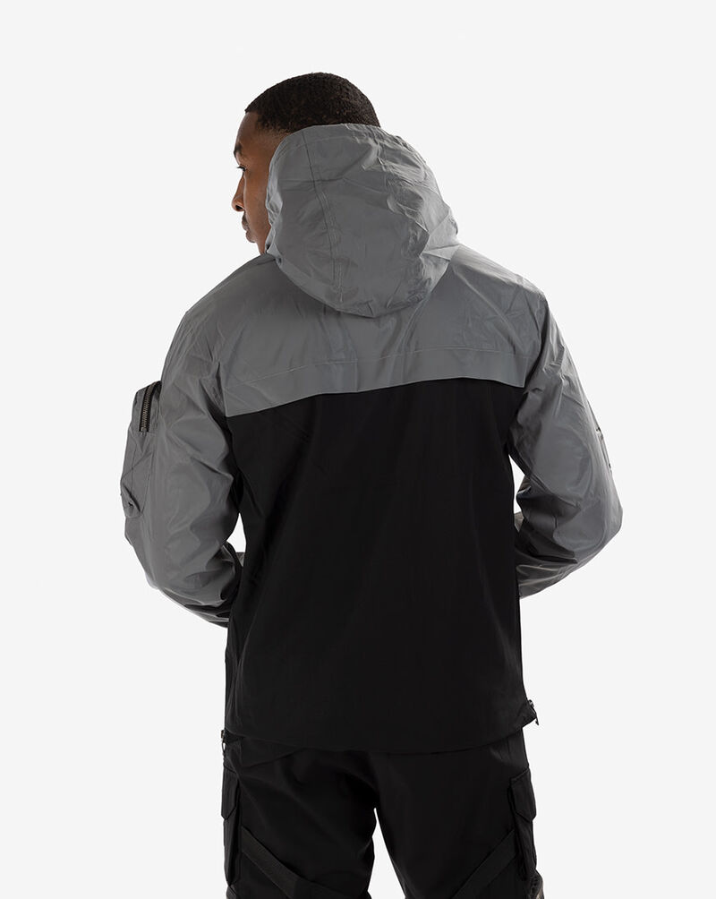 Life Code Nylon Tactical Windbreaker 13J03-SV Grey 3