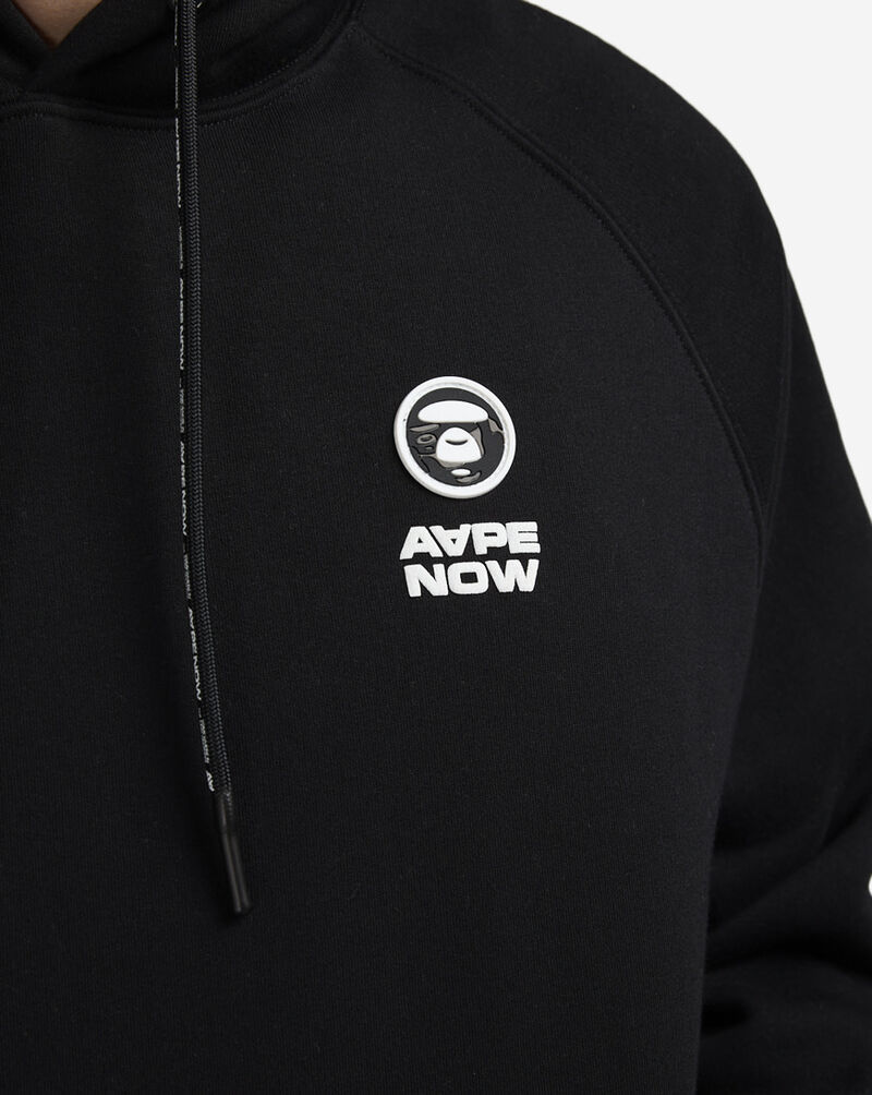 AAPE Fleece Hoodie AAPSWMB324XXN-BKX Black 3