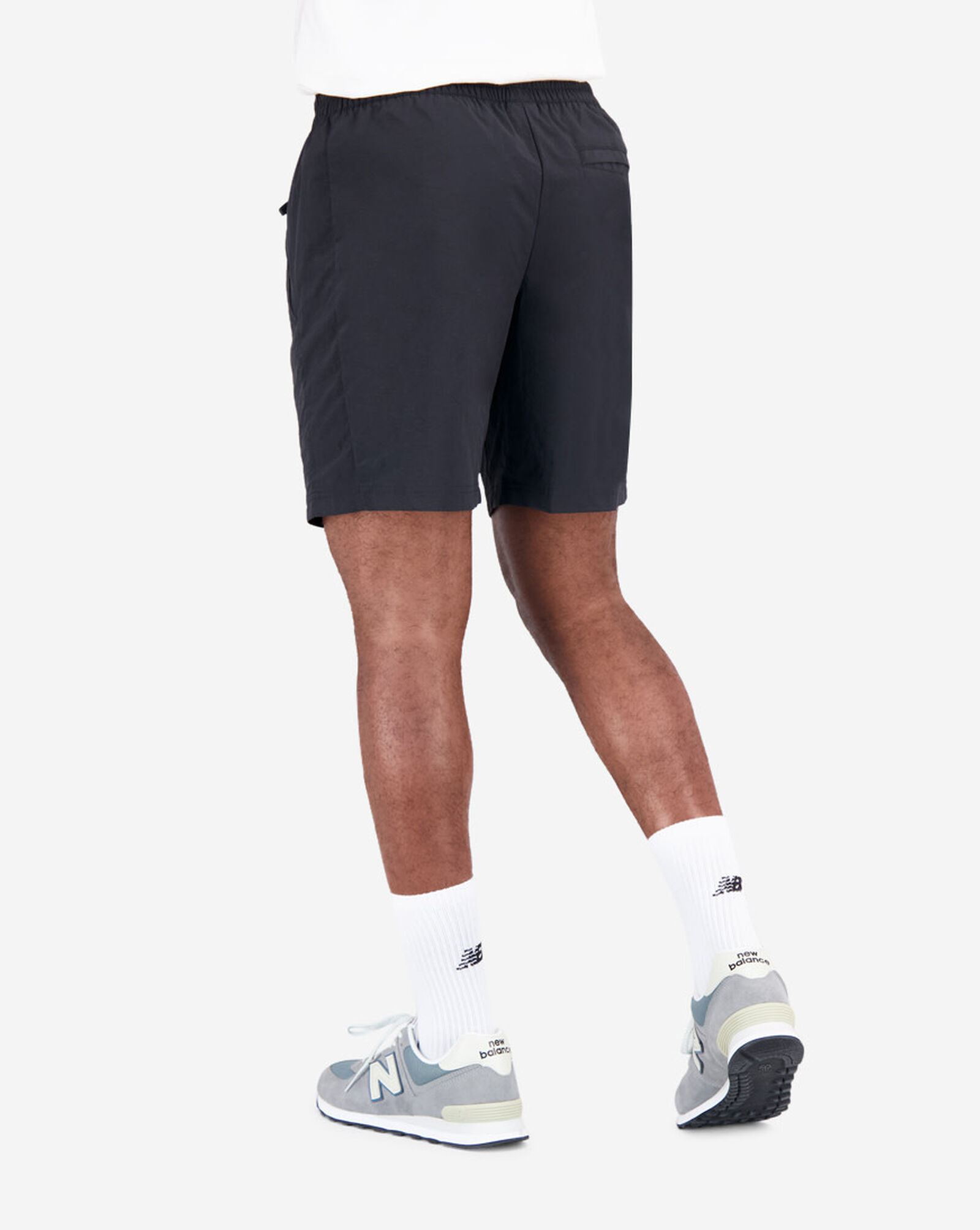 Shop New Balance Athletics Remastered Woven Shorts MS31532BK black