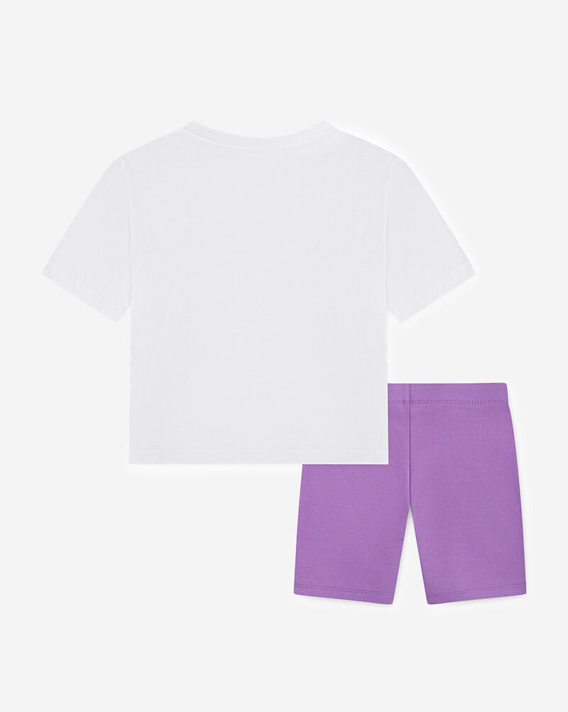 Jordan Little Kids' Retro 1984 2-Piece Bike Shorts Set 35D977-P3R Purple 3