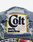 Preme Colt Distressed Trucker Hat PR-HAT-052 Blue 2