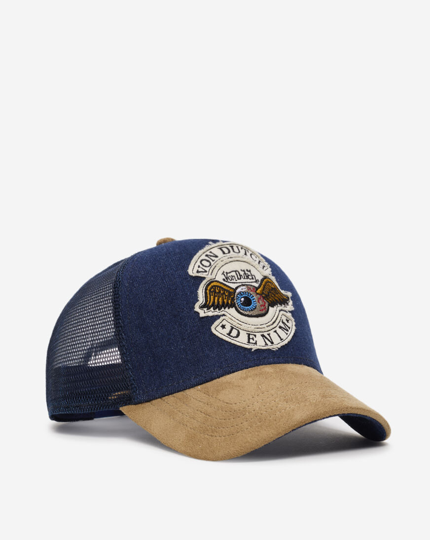 Shop Von Dutch Highway Trucker Hat VDWB4HT057 blue | SNIPES USA