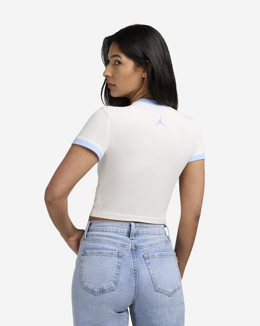 某メーカー Graphic Cropped Jordan Shop T-Shirt white HJ0196-133 トレーナー+スウェット