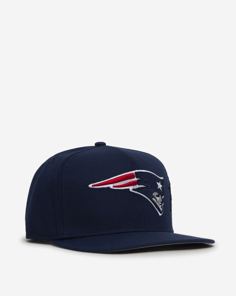New Era 9Fifty New England Patriots Script A-Frame Snapback Hat 60957164 Blue 1