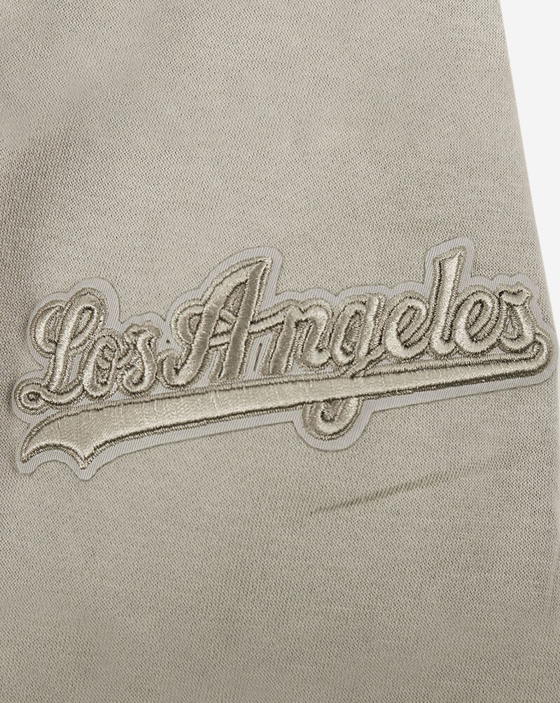 PRO STANDARD Big Boys' Los Angeles Dodgers Neutral Fleece Pull Over Hoodie LLDB5315084-TAU Beige 4