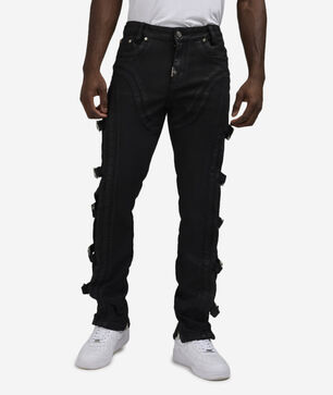 Obsidian Buckle Denim Jeans