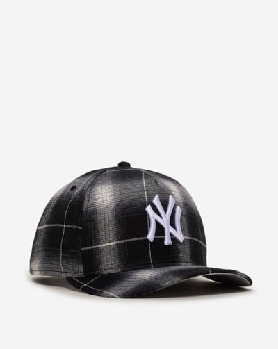 9Fifty New York Yankees A-Frame Plaid Snapback Hat