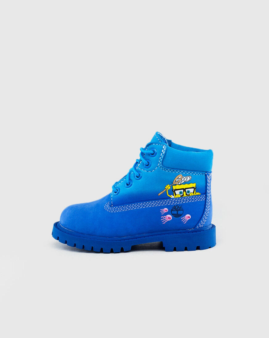 timberland boots spongebob blue