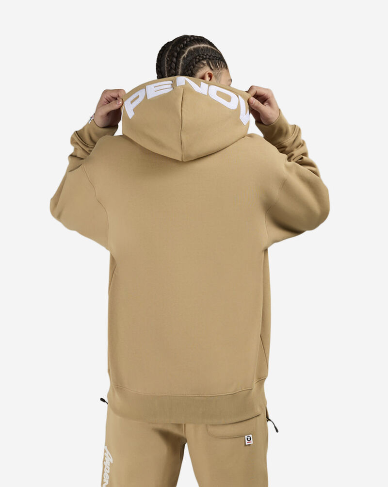 AAPE Now Fleece Full-Zip Hoodie AAPSWMC358XXP-BGX Beige 2