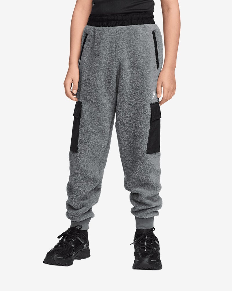 Nike Big Kids' Club Fleece Cargo Pants HV0386-084 Grey 1